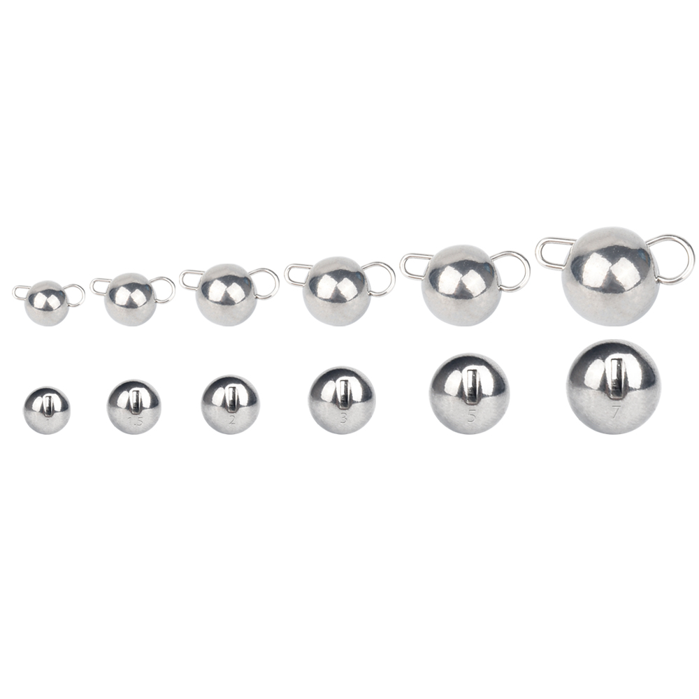 Tungsten Sinkers - MUUNN 10Pcs Cheburashka Weights Fishing Sinkers
