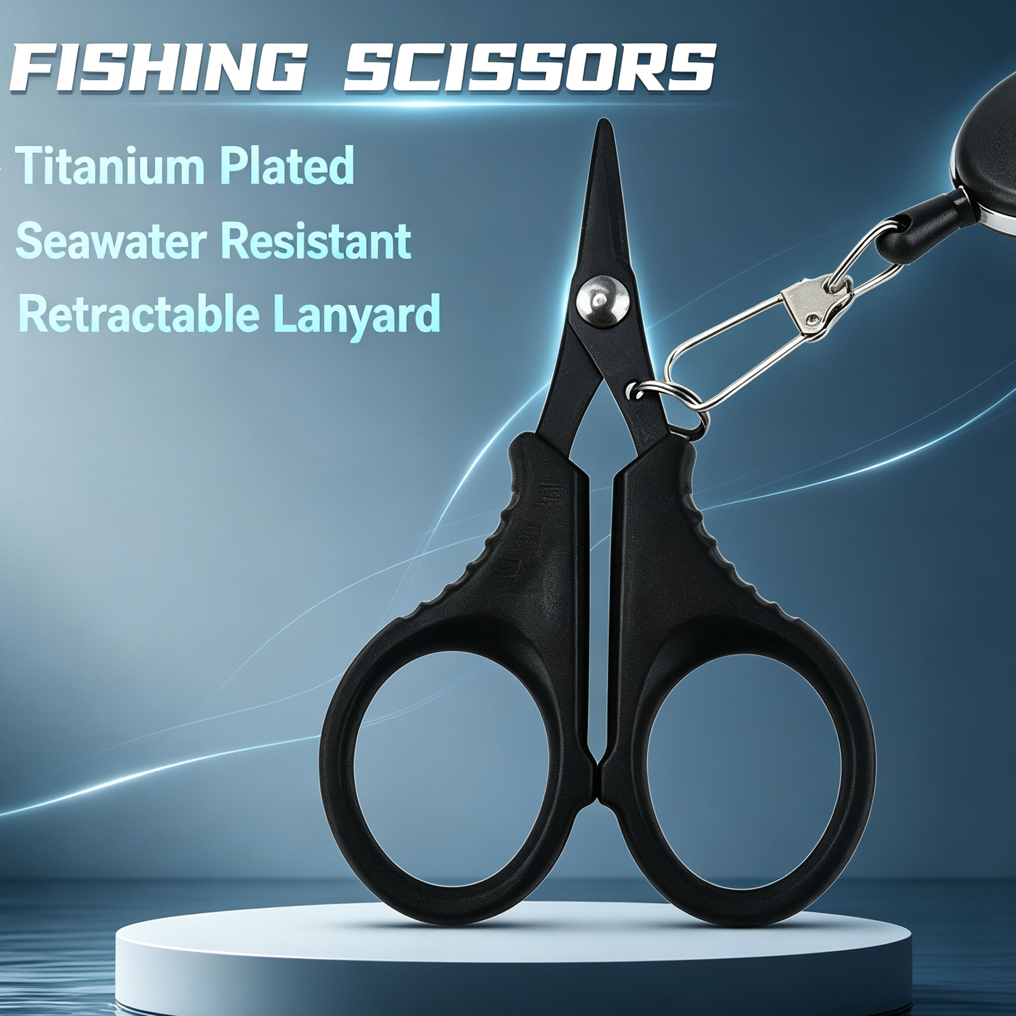 Freshwater Fishing Kit - Stainless Steel Fishing Pliers+telescopic Rope Cutting