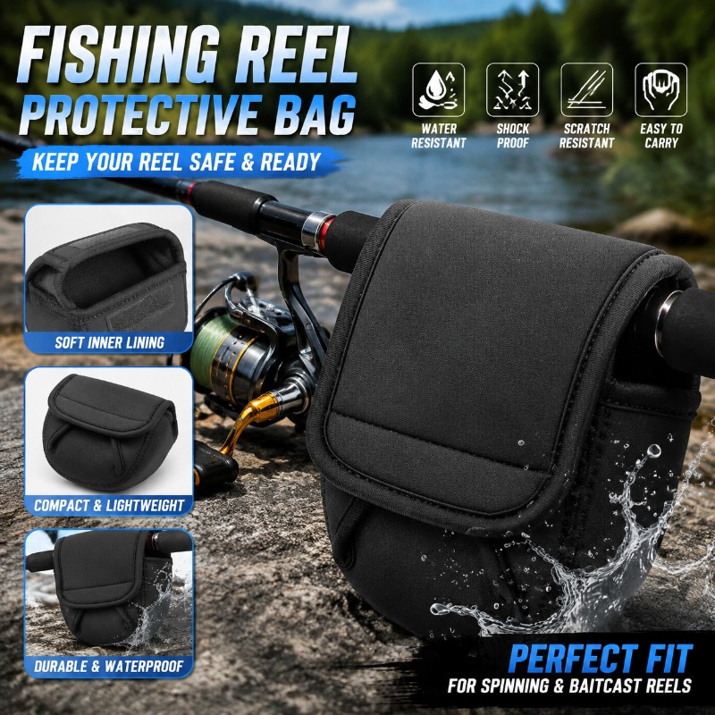 Fishing Equipment Rod - Fishing Reel Protective Cover Bag Spinning