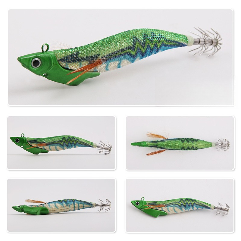 1 Pc Luminous Wood Shrimp Squi - Fishing Equipment Clearance recension och pris