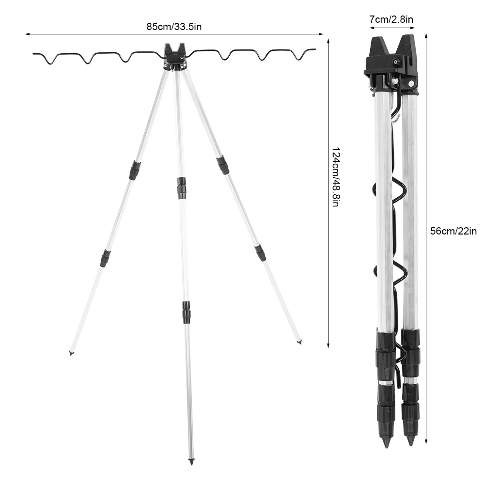 Fishing Pole Tripod Holders Mu - Fishing Equipment Rod recension och pris