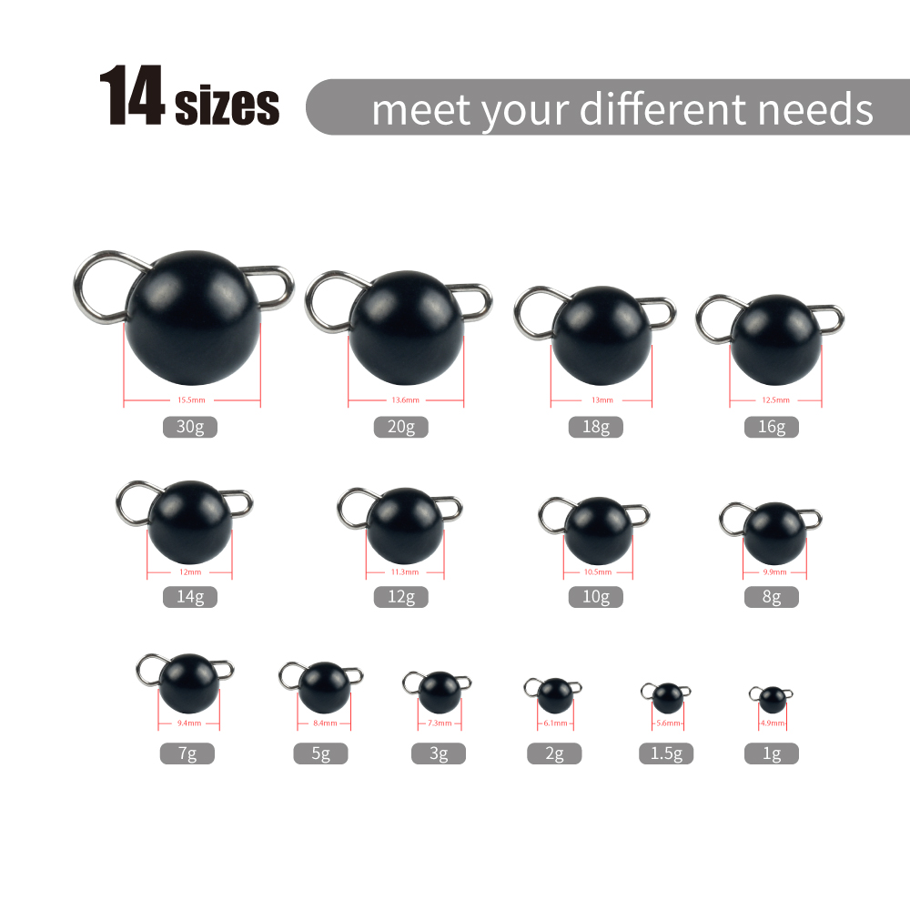 MUUNN 10Pcs Cheburashka Weight - Tungsten Sinkers recension och pris