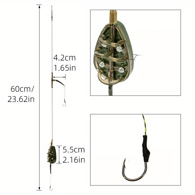 1pc Carp Fishing Feeder Kit Fe - Freshwater Fishing Kit recension och pris