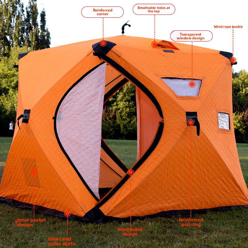 Ice Fishing Tent Thickened War - Fishing Equipment You Need recension och pris