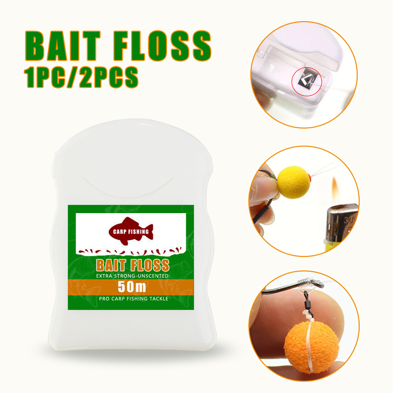 1pc/2pcs 50m Carp Fishing Bait - Freshwater Fishing Kit recension och pris