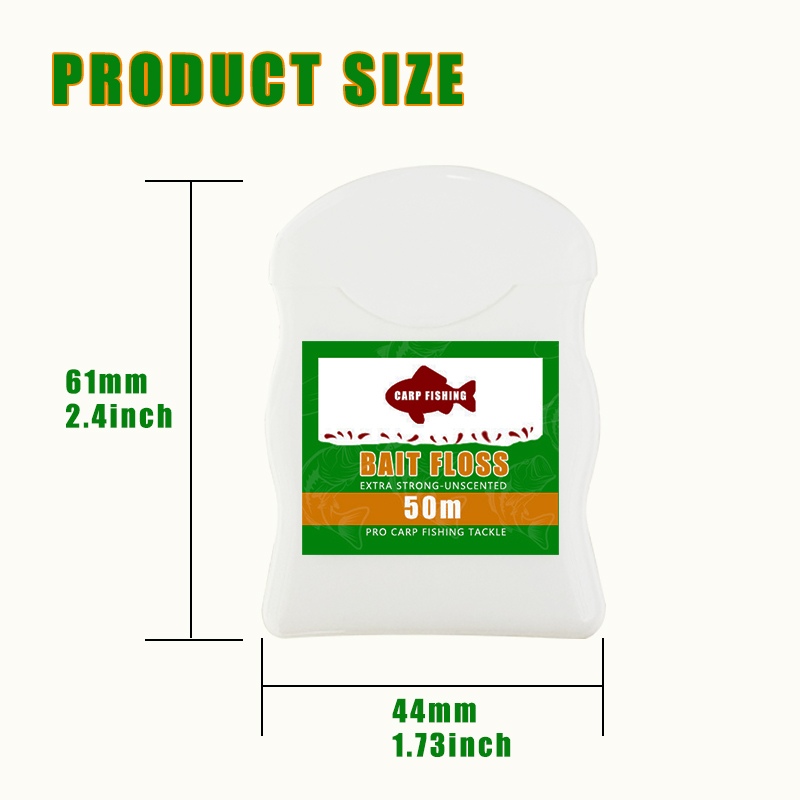 1pc/2pcs 50m Carp Fishing Bait - Freshwater Fishing Kit recension och pris