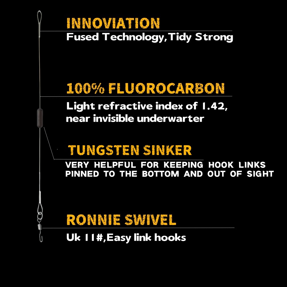 Carp Fishing Fluorocarbon Fuse - Tungsten Sinkers recension och pris