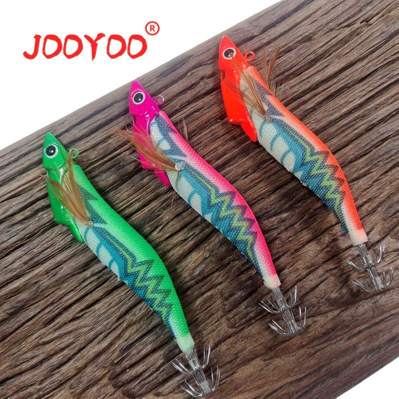 1pc Luminous wood shrimp squid - Fishing Equipment Clearance recension och pris