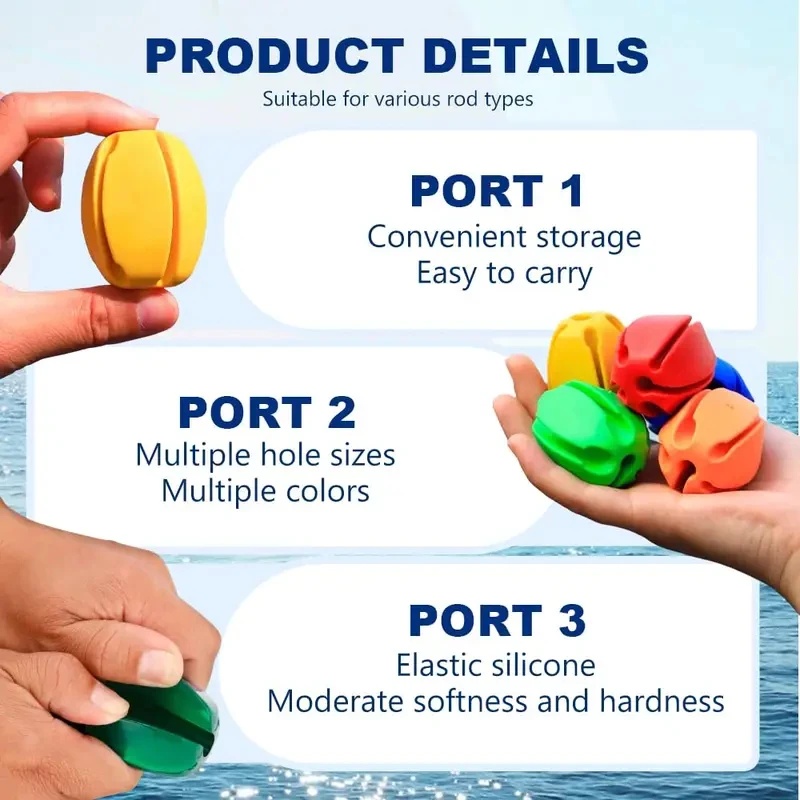 6/12/18Pcs Rod Protection Cove - Fishing Equipment Rod recension och pris