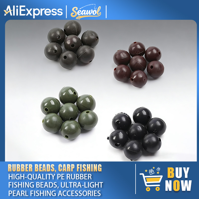 120pcs Fishing Rubber Beads Ki - Freshwater Fishing Kit recension och pris