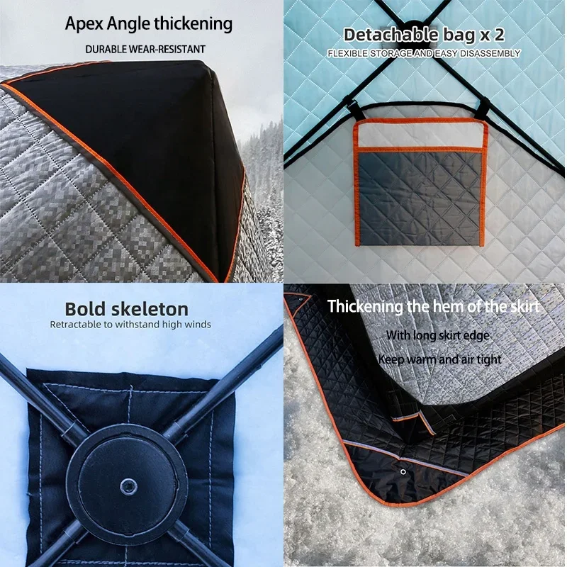Winter Insulated Big Sauna Ten - Fishing Equipment You Need recension och pris