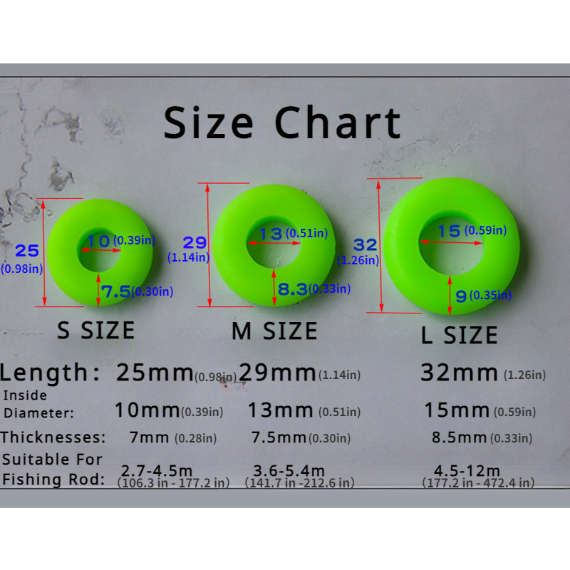 10 Pcs Rod Clip Silicone High  - Fishing Equipment Clearance recension och pris